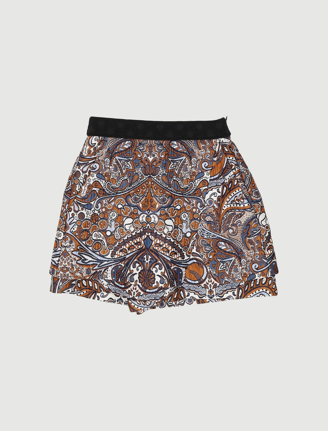 Short Effet 2 En 1 En Jacquard - Taille XS/34