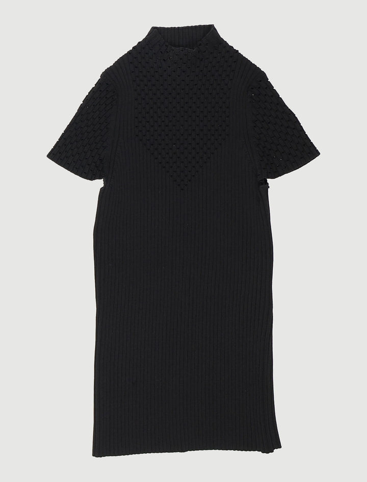 Pull En Maille Côtelée Avec Jours - Taille S/36