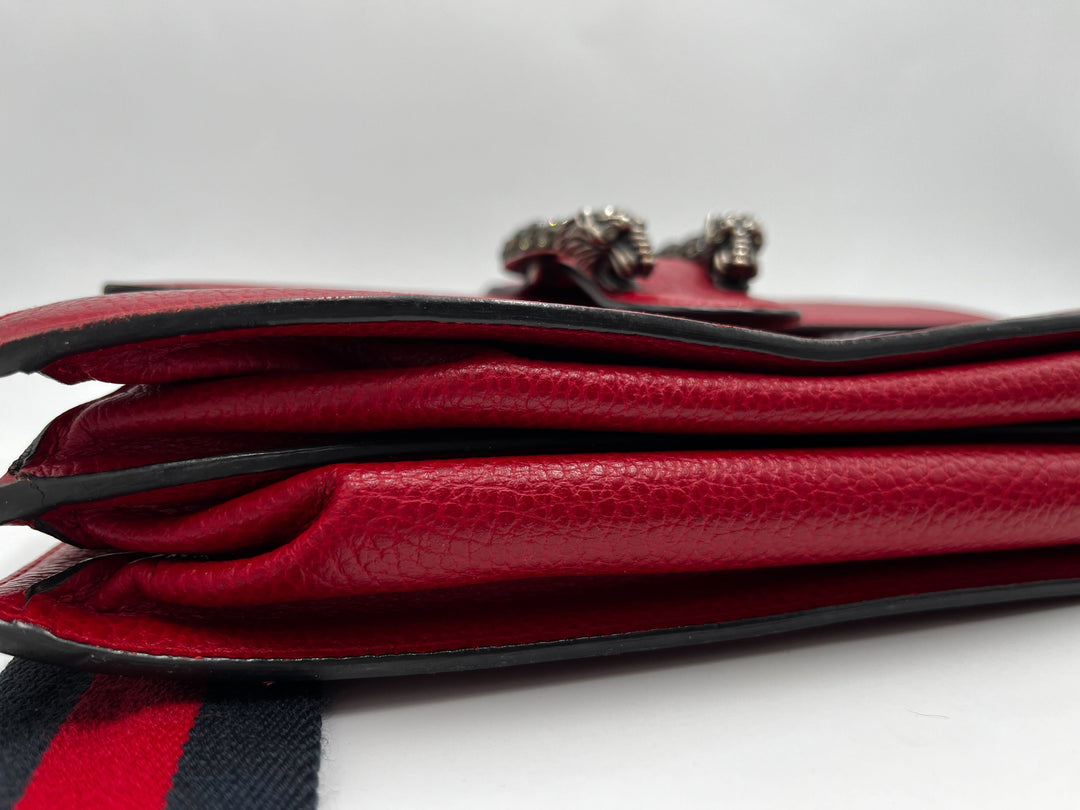 Gucci Dionysus Bamboo Top Handle Bag Leather