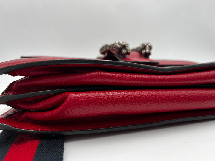 Gucci Dionysus Bamboo Top Handle Bag Leather