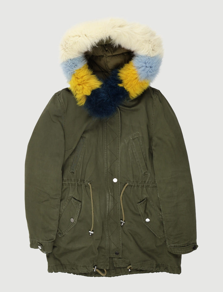 Parka Avec Doublure Doudoune Amovible Kaki - Taille M/38