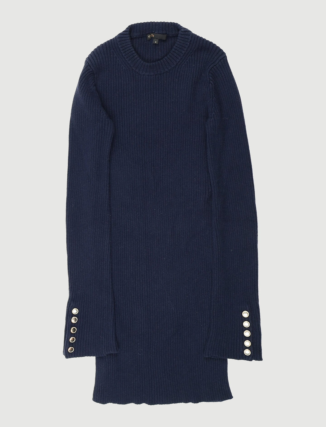 Pull Ajusté En Maille Côtelée - Taille L/40