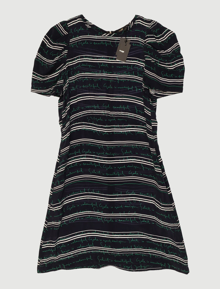Robe Courte Avec Inscriptions - Taille S/36