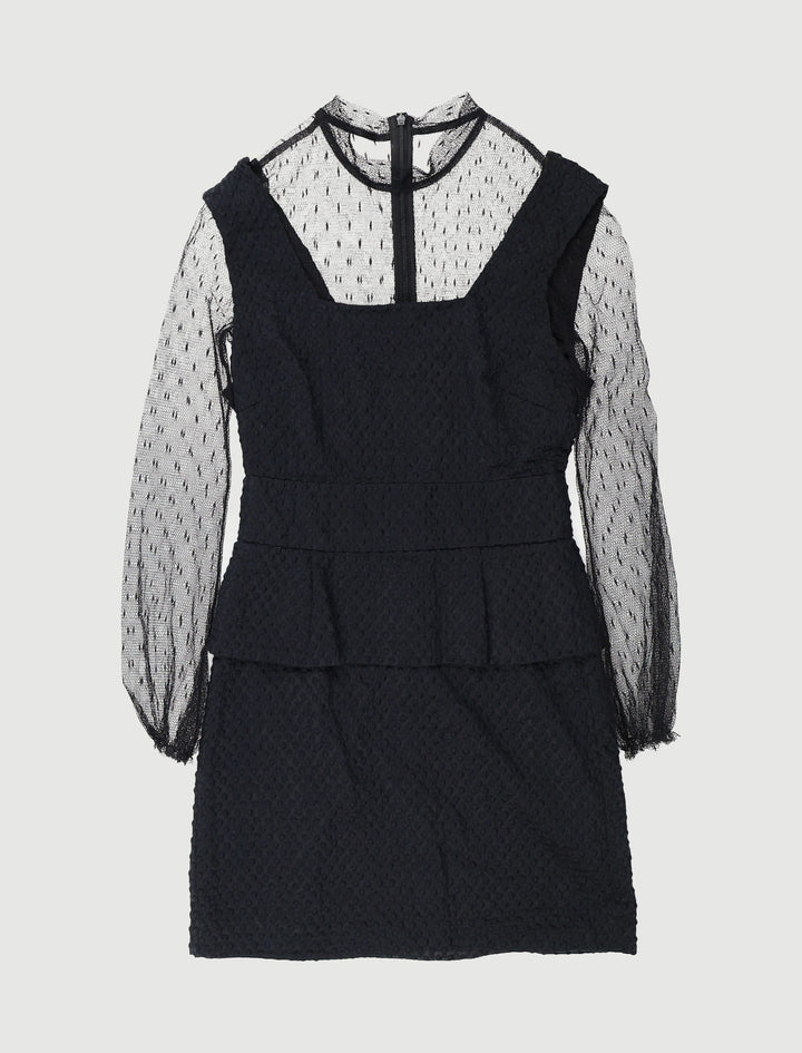 Robe Bimatière En Plumetis - Taille S/36