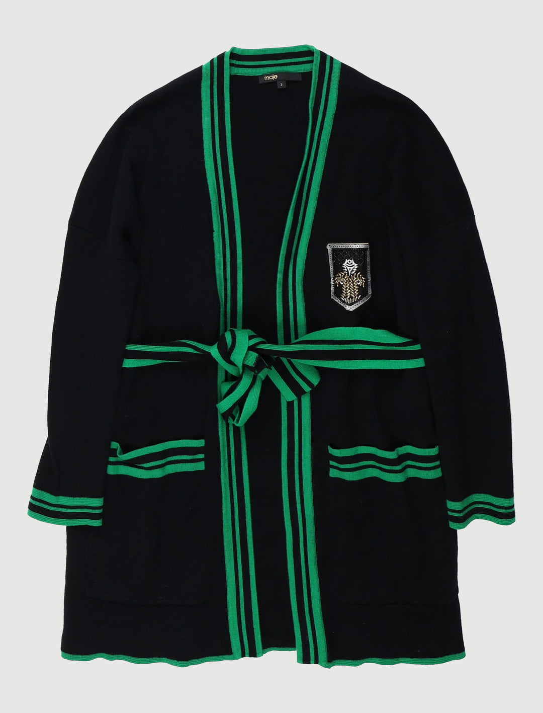 Gilet Mi-Long Avec Écusson - Taille M/38