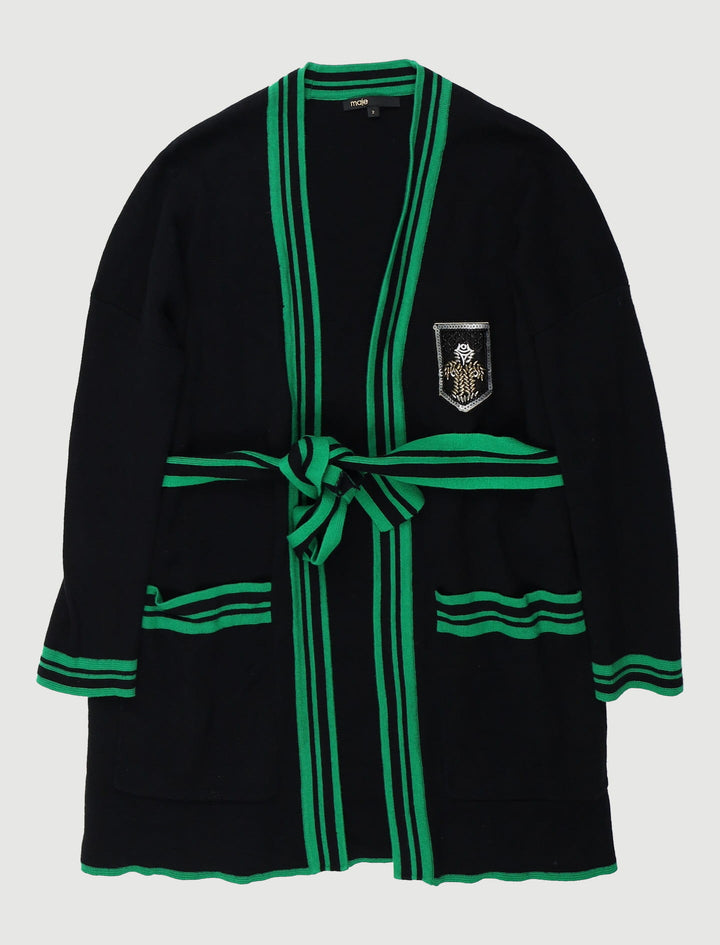 Gilet Mi-Long Avec Écusson - Taille M/38
