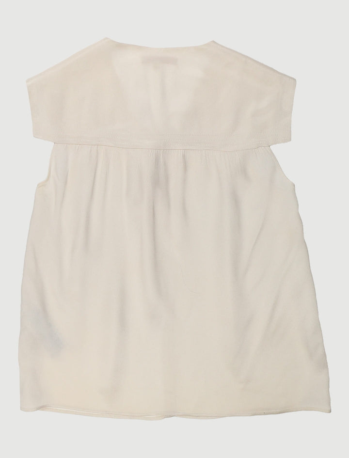 Top En Satin À Col Marin - Taille S/36