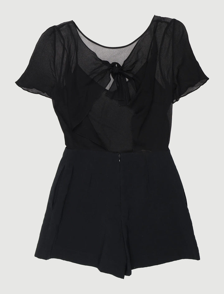 Combi-Short Nouée Au Dos - Taille S/36