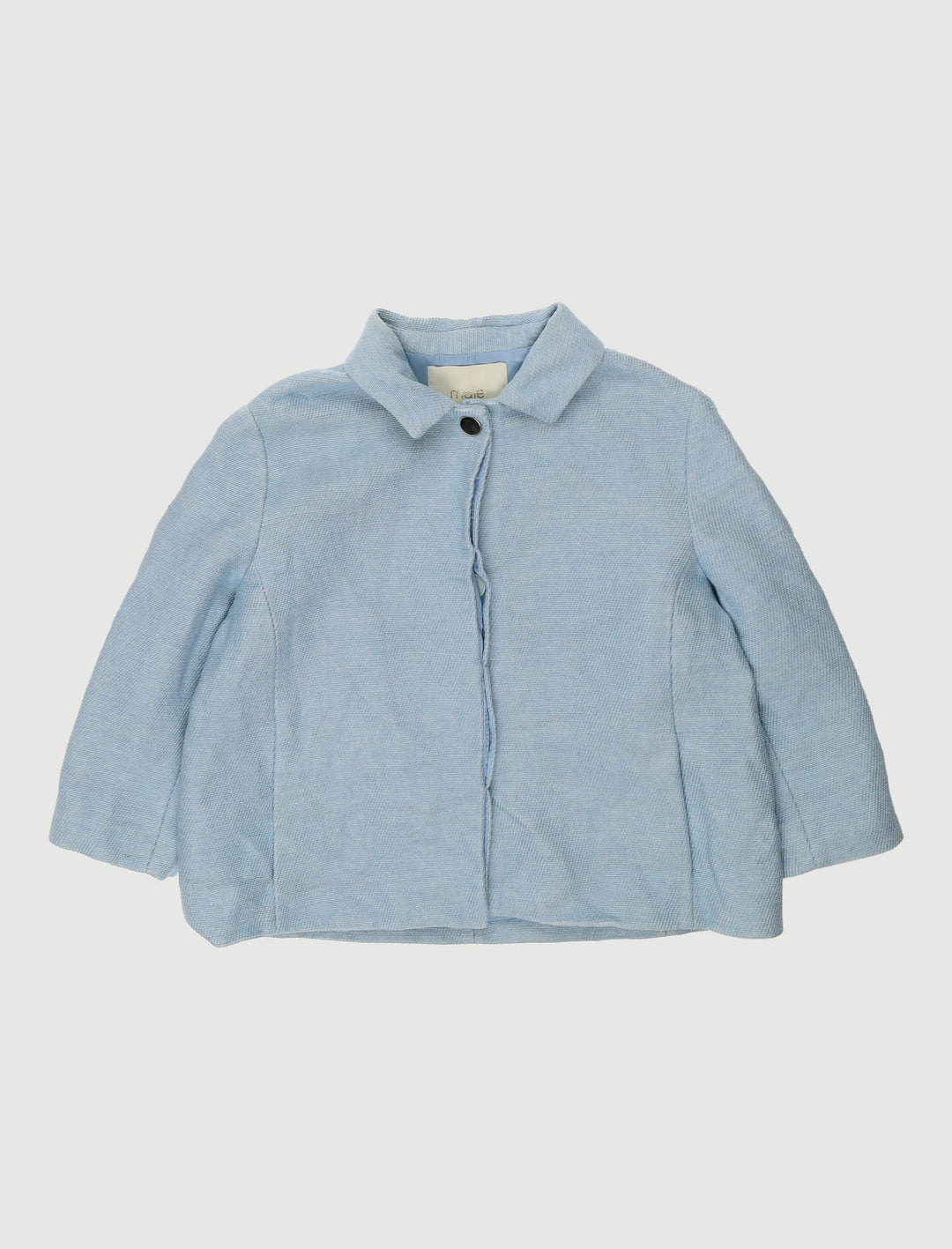 Veste Courte En Tissu Natté - Taille S/36
