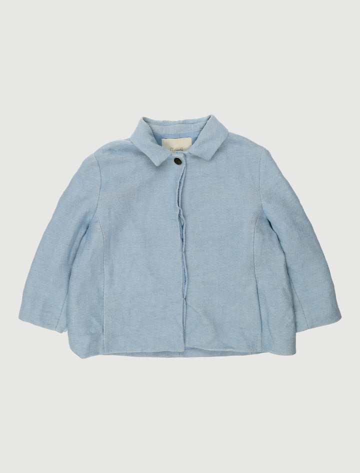 Veste Courte En Tissu Natté - Taille S/36