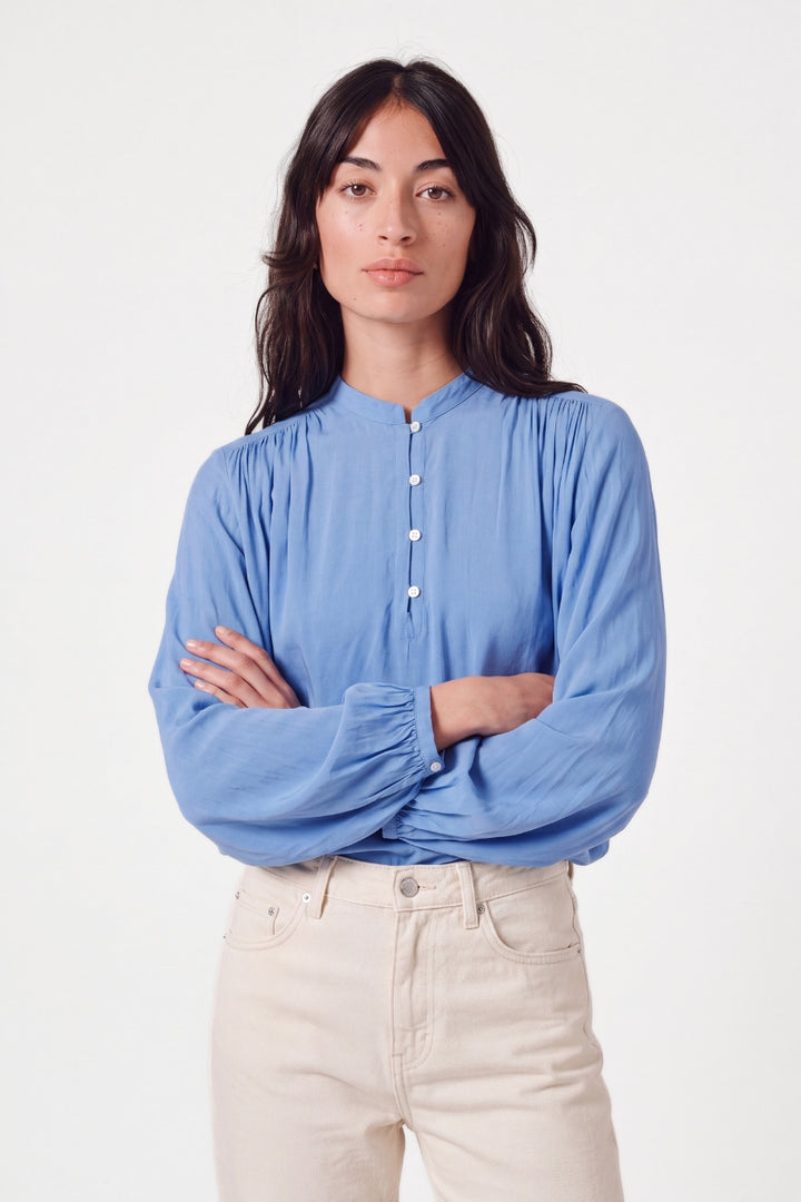 Blouse Bleue - Taille S/36