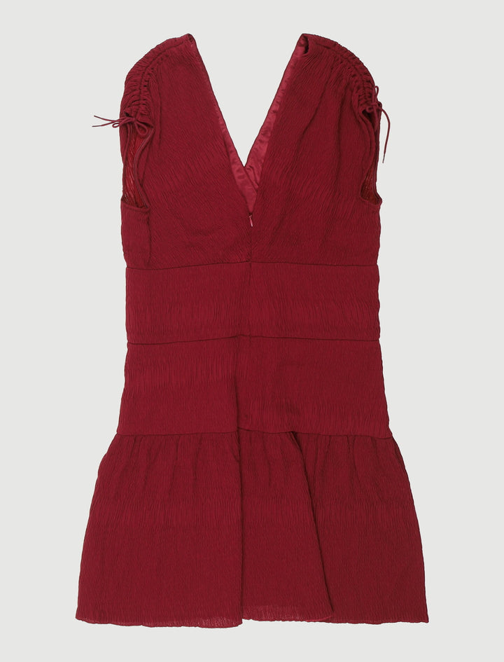 Robe Courte Avec Liens Coulissants - Taille L/40