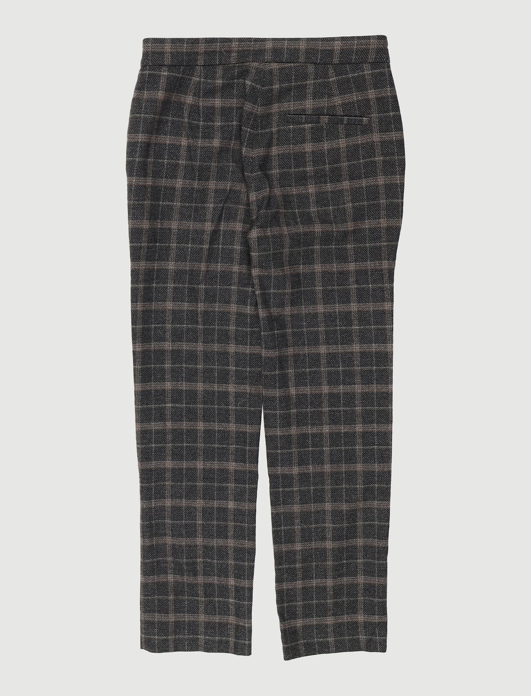 Pantalon Cigarette En Tartan - Taille XS/34