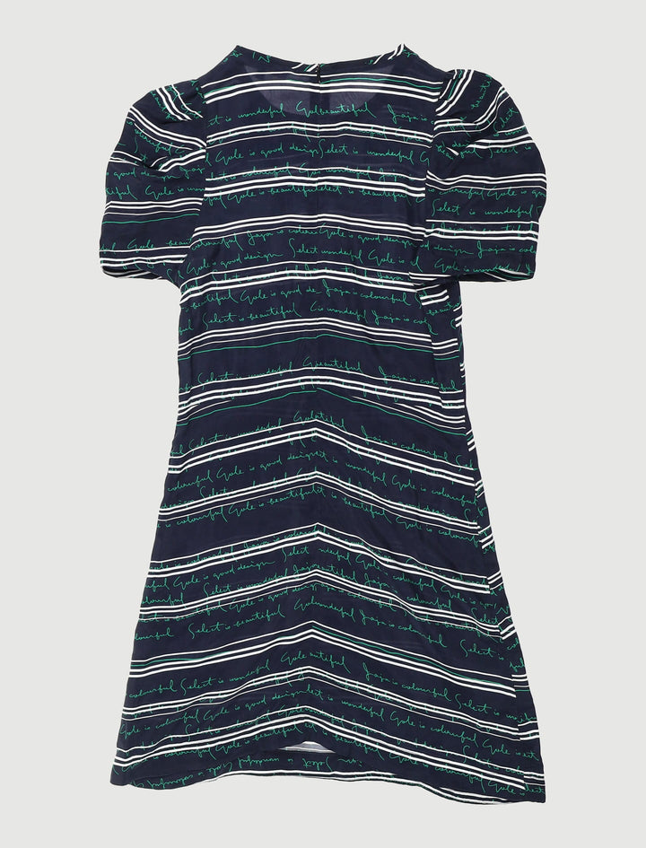 Robe Courte Avec Inscriptions - Taille S/36