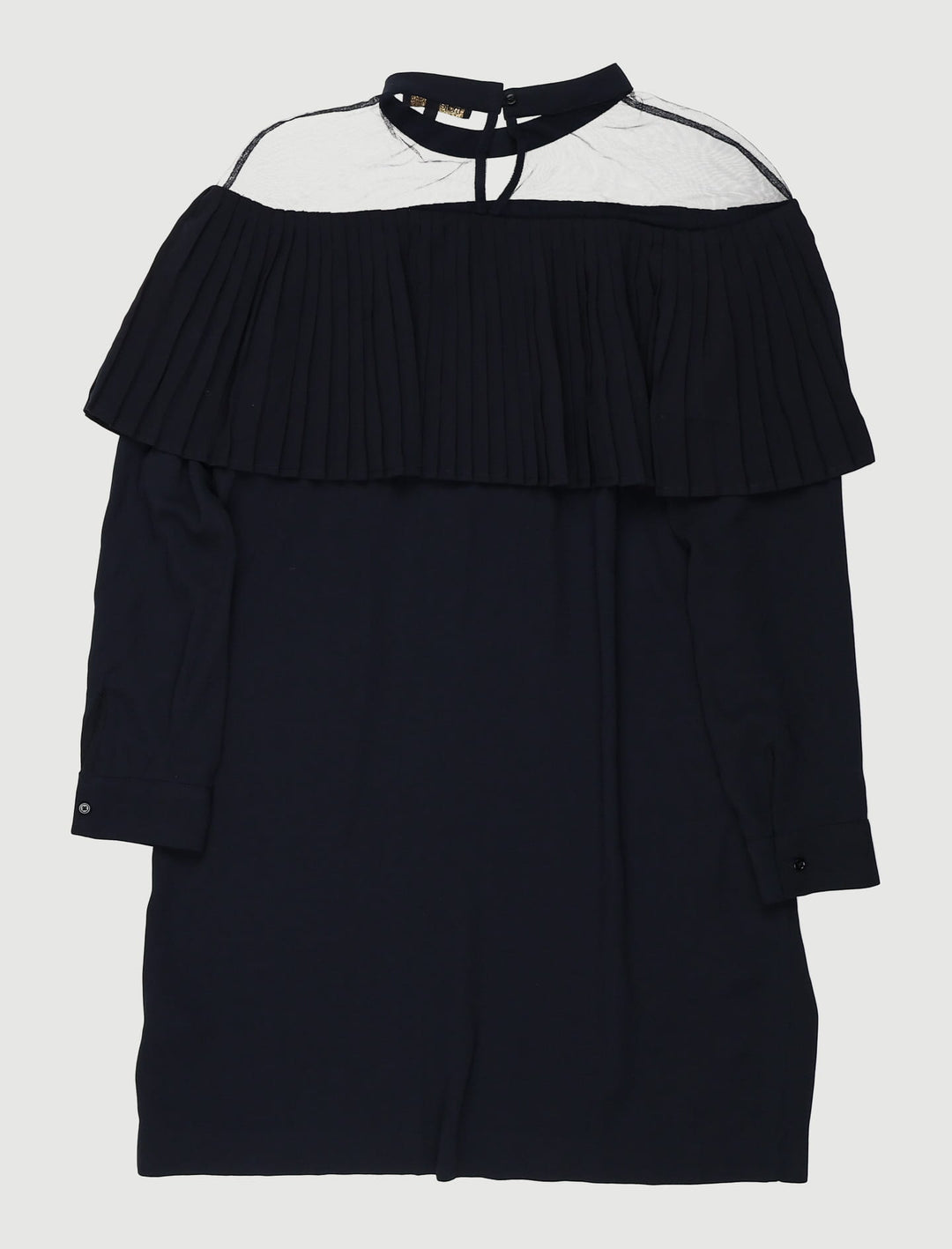 Robe Avec Volant Plissé En Crêpeâ - Taille L/40