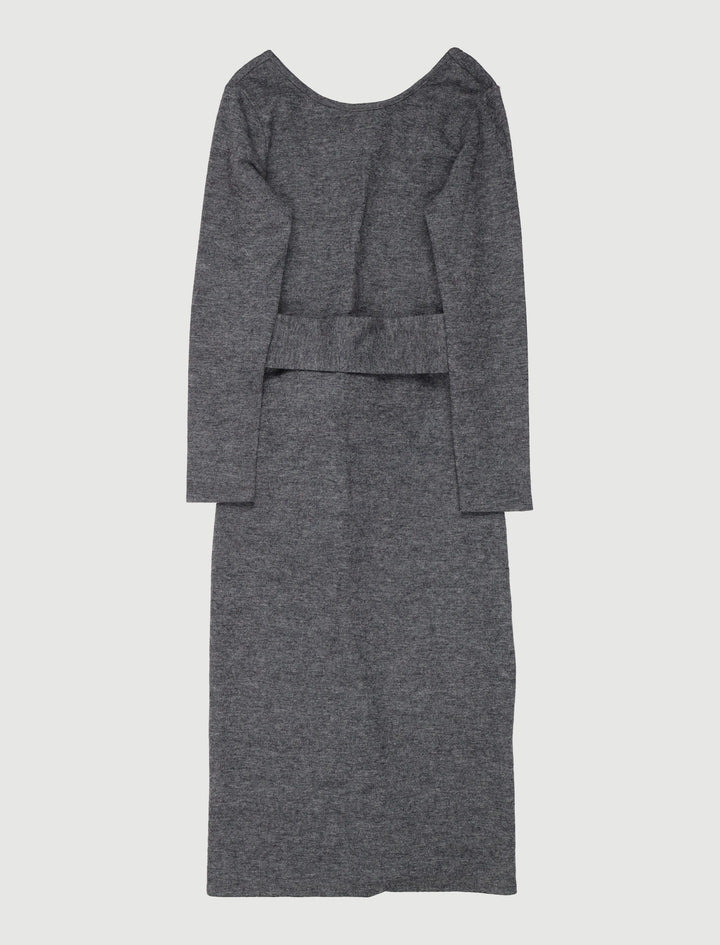 Robe Ceinturée En Maille De Laine - Taille S/36