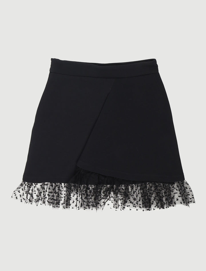 Jupe Asymétrique Avec Volantâ - Taille S/36