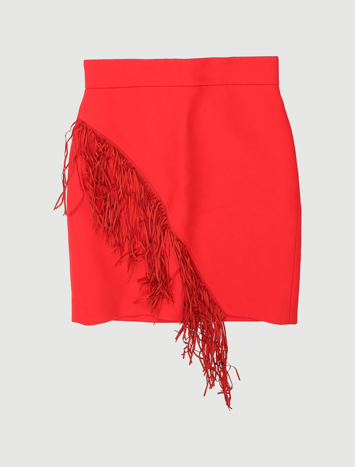 Jupe Courte Avec Franges - Taille S/36
