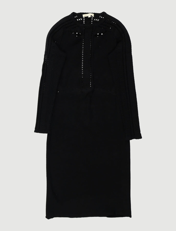Robe Tube En Maille Ajourée - Taille M/38