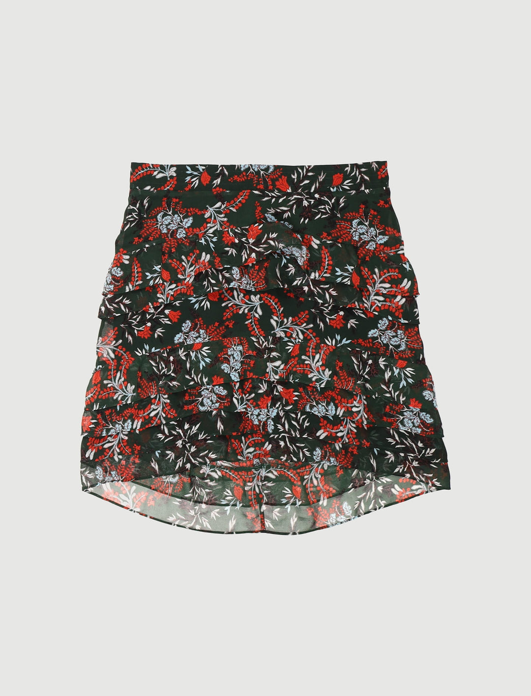 Jupe Courte Imprimée Asymétrique - Taille S/36