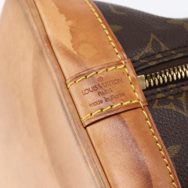 Louis Vuitton Alma Handbag Monogram Canvas