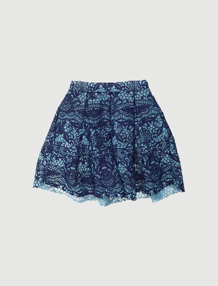 Jupe Courte En Guipure De Dentelle - Taille S/36
