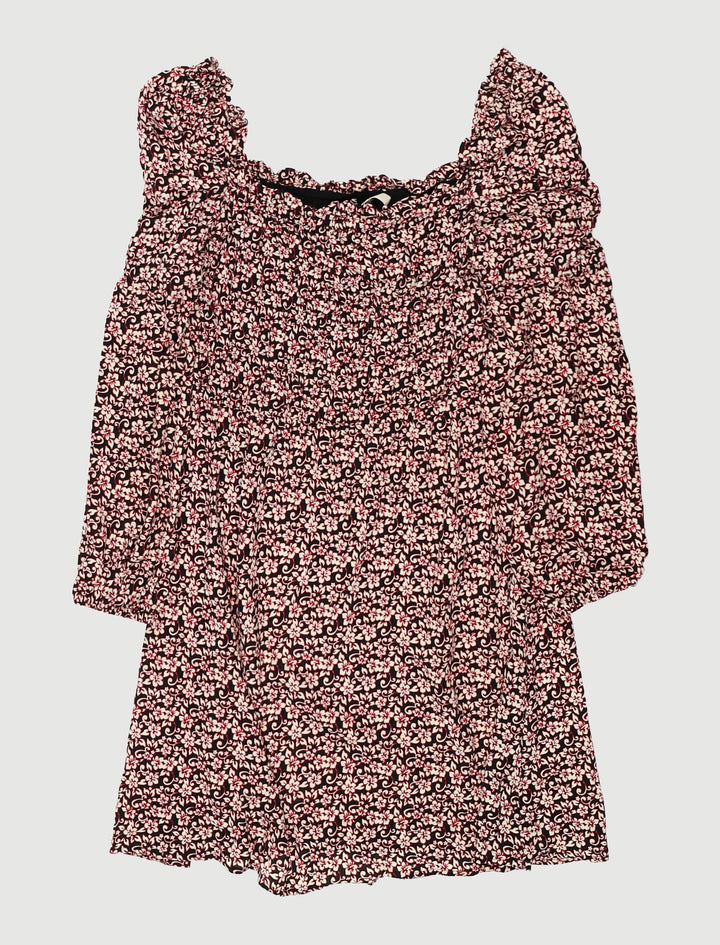 Robe Courte Avec Imprimé Floral - Taille S/36