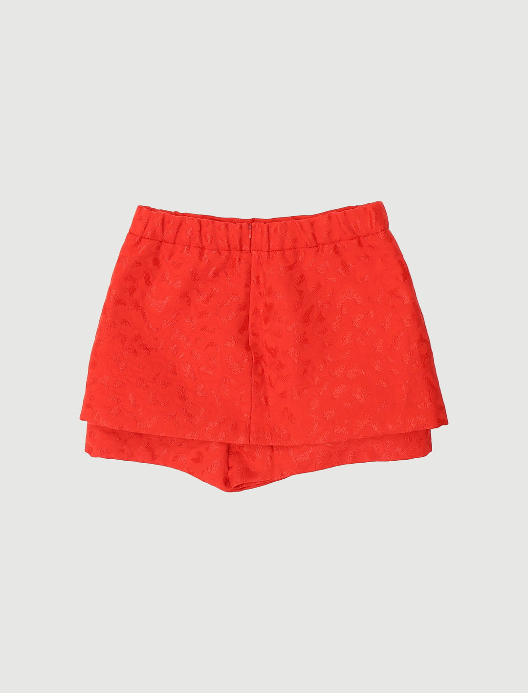 Short En Jacquard Avec Motifs Léopard - Taille S/36