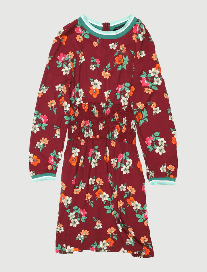 Robe Fluide À Imprimé Rétro - Taille M/38