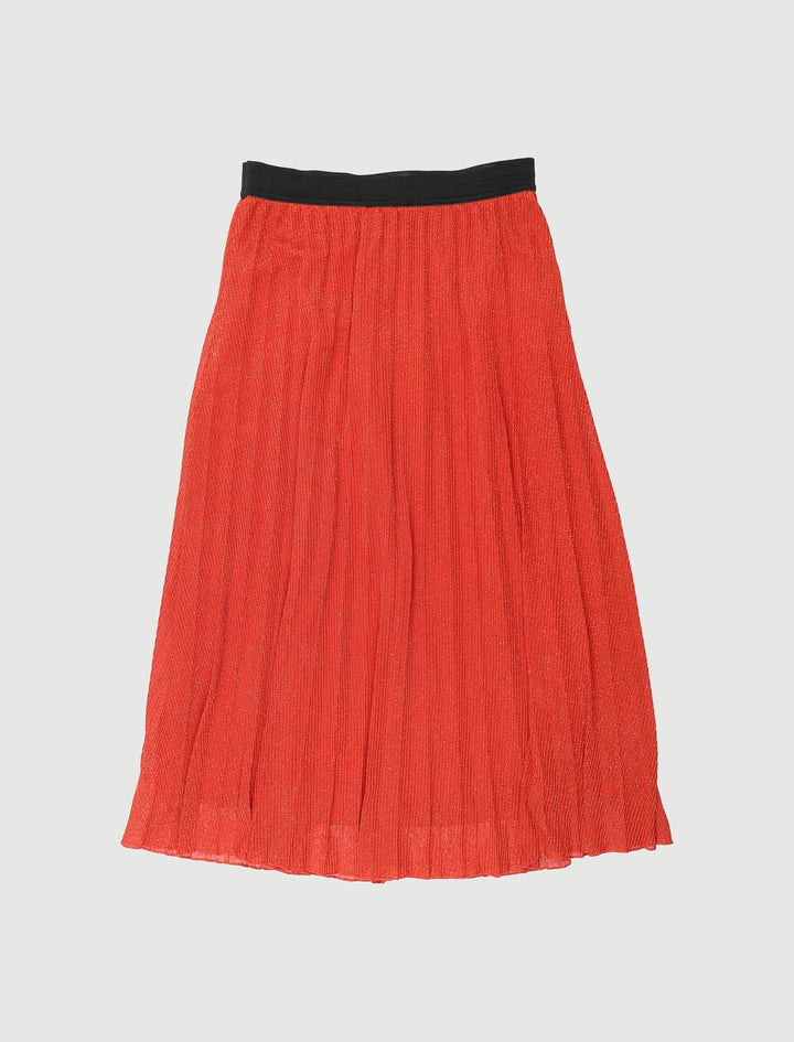 Jupe Plissée En Maille Lurex - Taille S/36