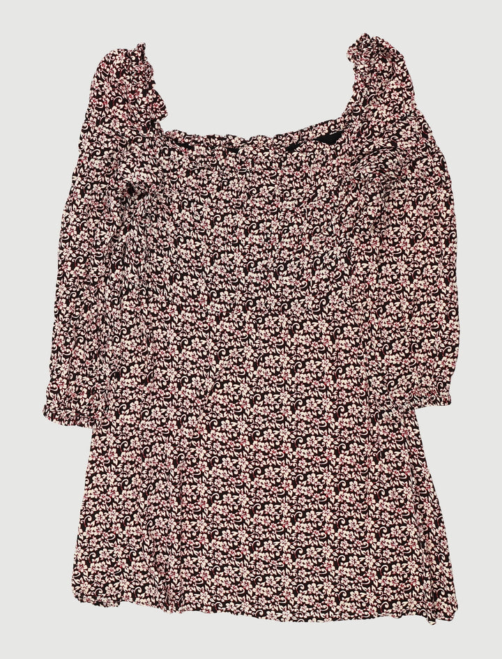 Robe Courte Avec Imprimé Floral - Taille L/40