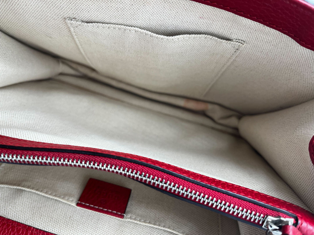 Gucci Dionysus Bamboo Top Handle Bag Leather