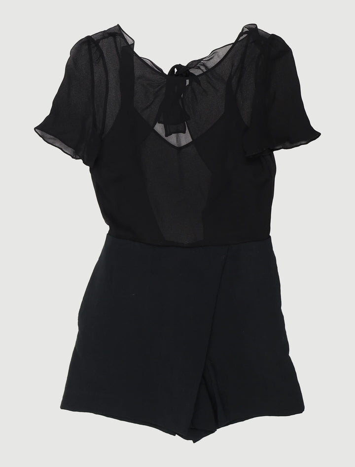 Combi-Short Nouée Au Dos - Taille S/36