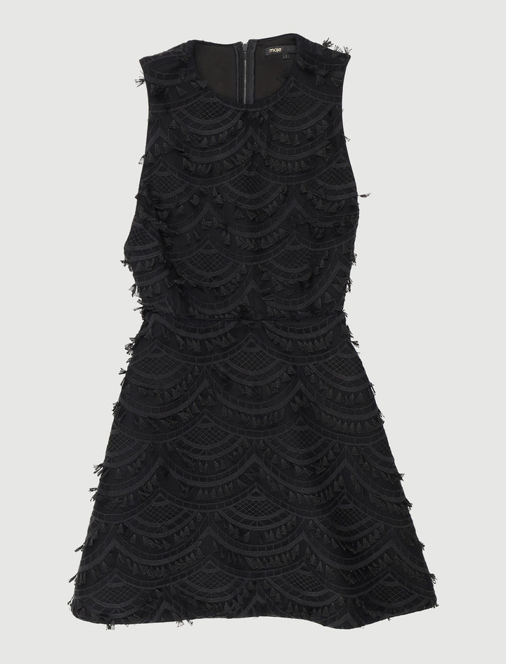 Robe Avec Empiècements En Guipure - Taille S/36