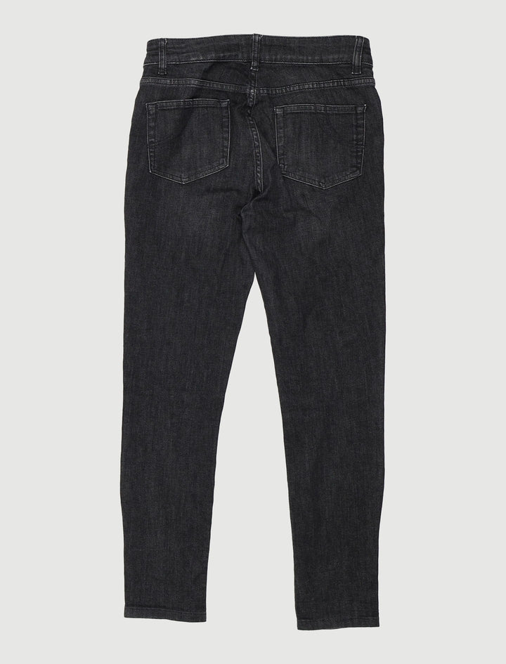 Jean Slim Avec Détails En Similicuir - Taille M/38