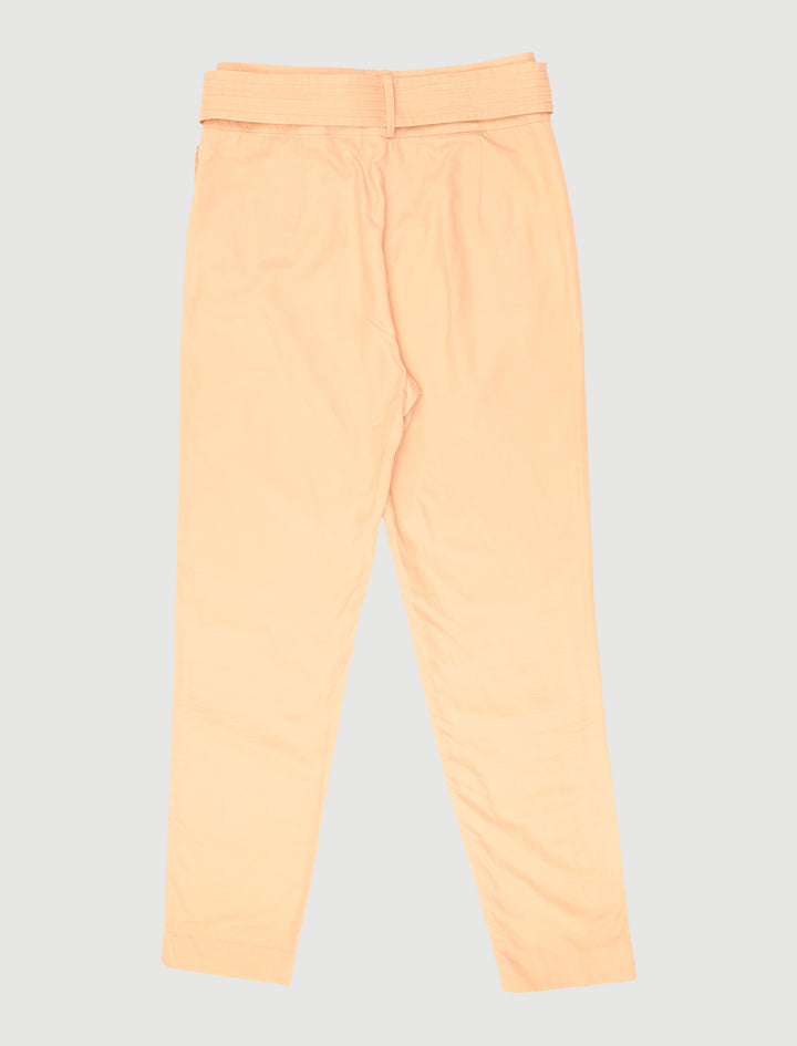 Pantalon Carotte Avec Ceinture - Taille M/38