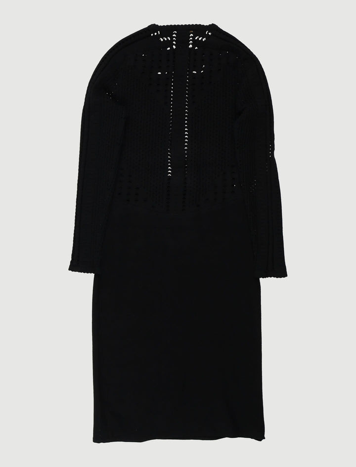 Robe Tube En Maille Ajourée - Taille M/38