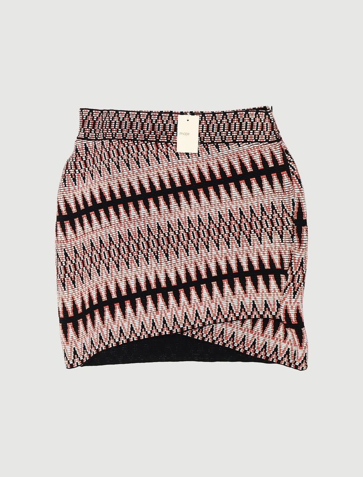 Jupe Courte En Jacquard - Taille M/38