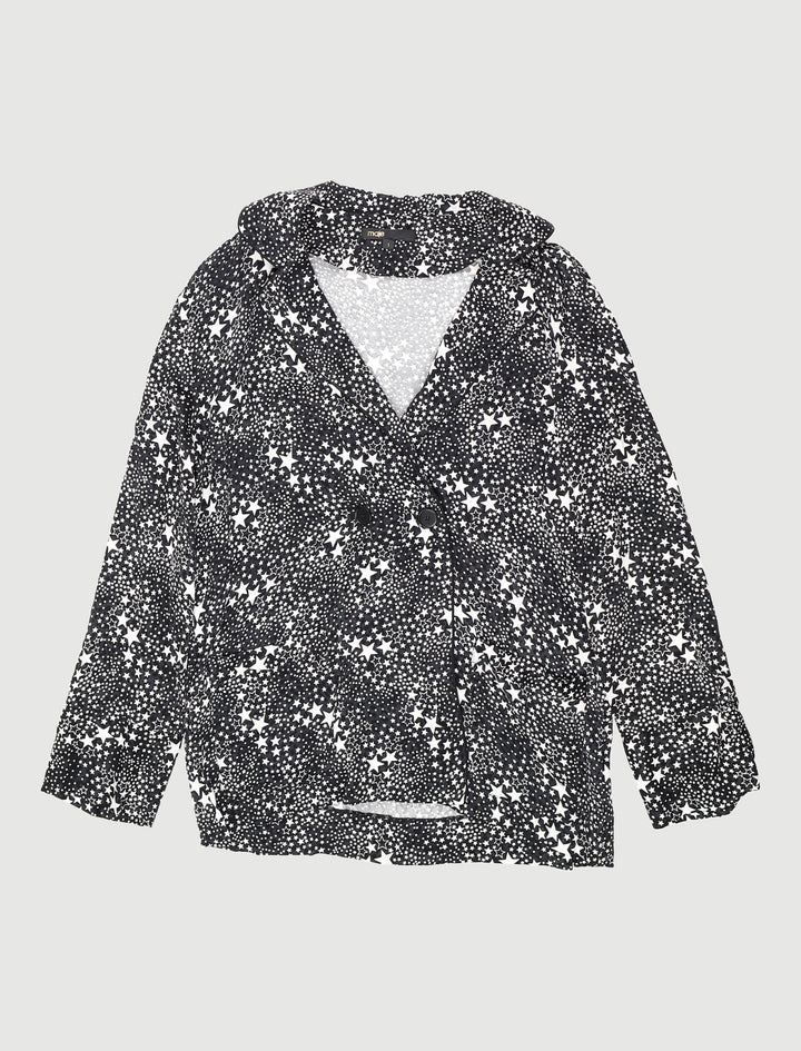 Chemise Ample Imprimé Étoiles - Taille S/36