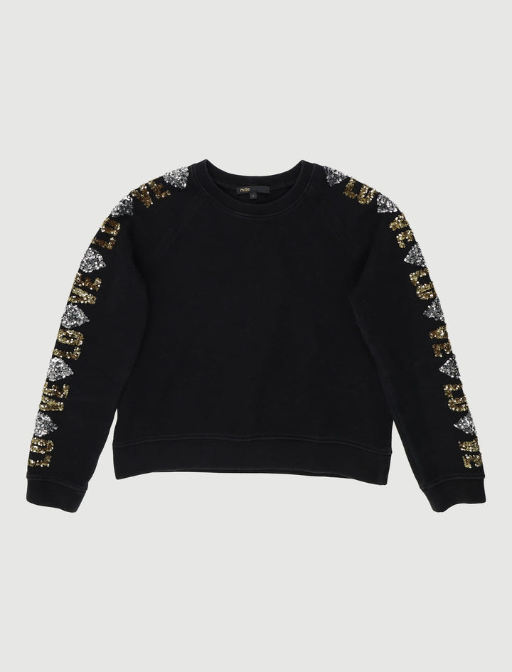 Sweat-Shirt Avec Sequins - Taille S/36