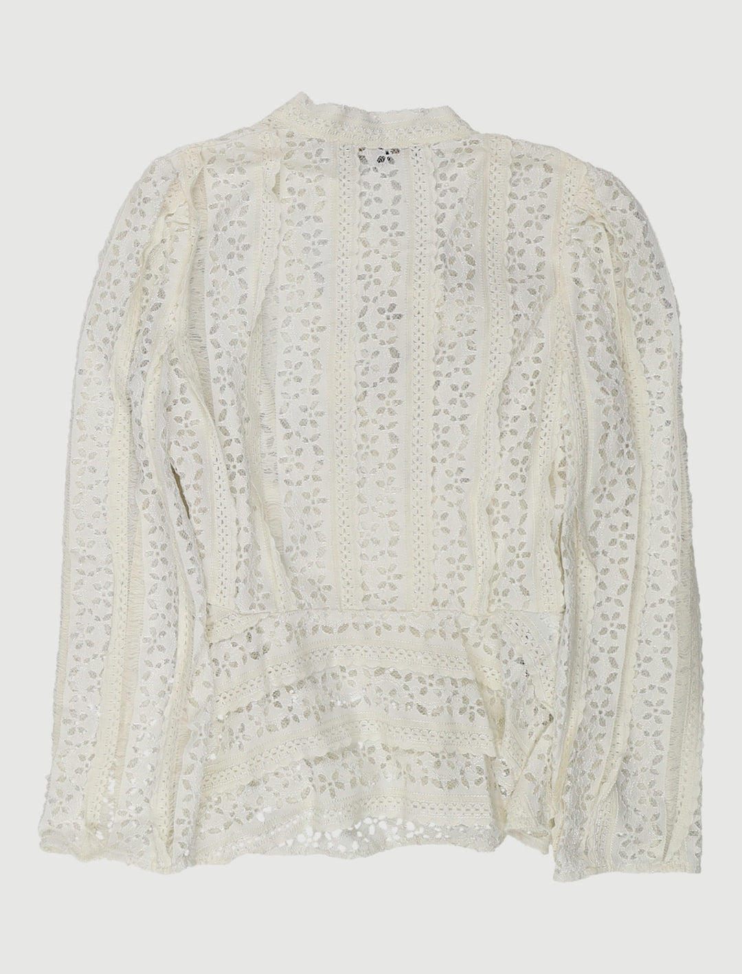 Top Brodé Avec Liens - Taille S/36