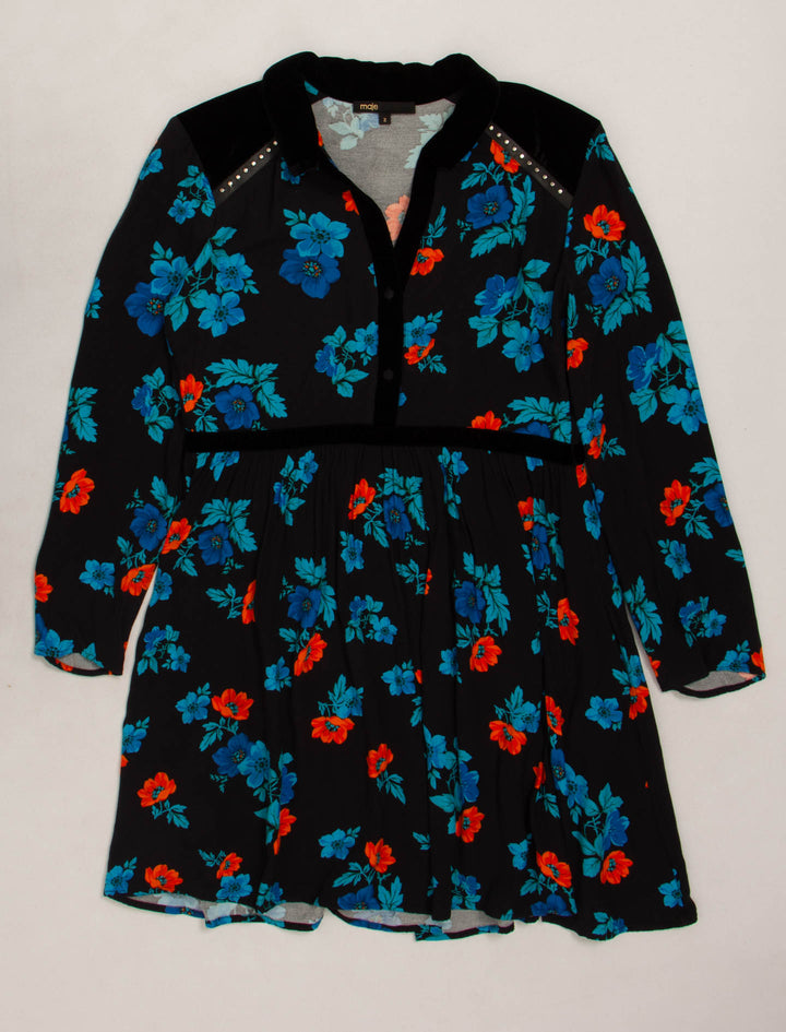 Robe Plissée Imprimée - Taille M/38