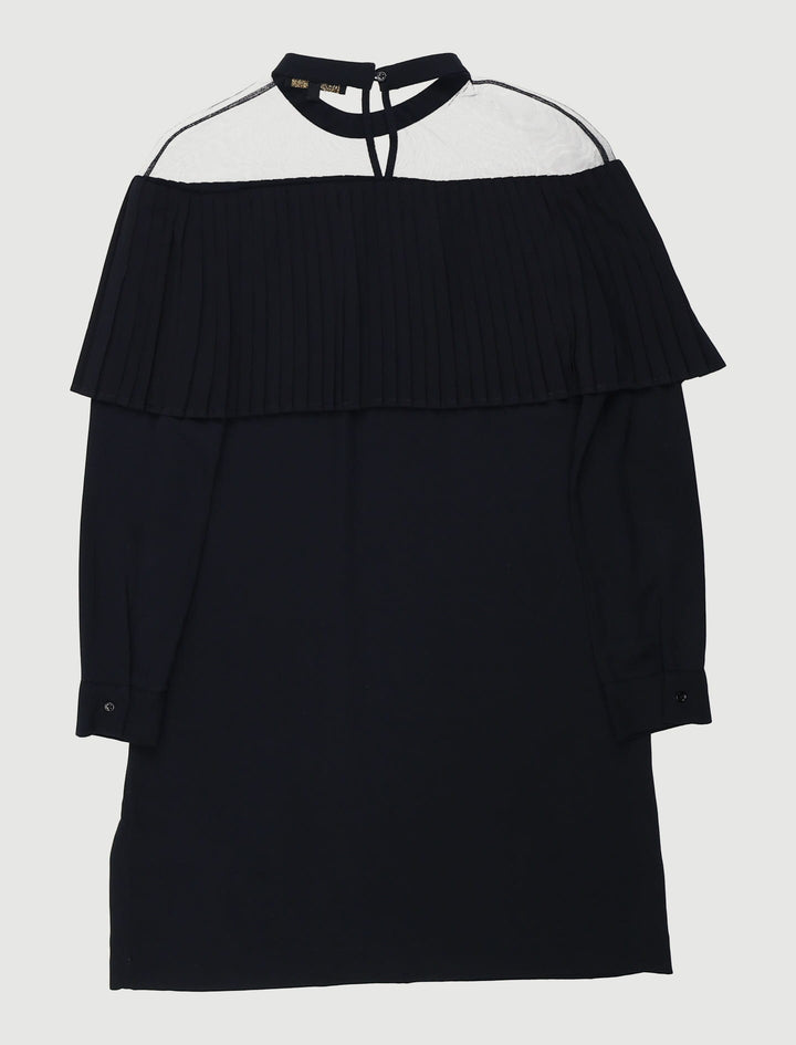 Robe Avec Volant Plissé En Crêpeâ - Taille S/36