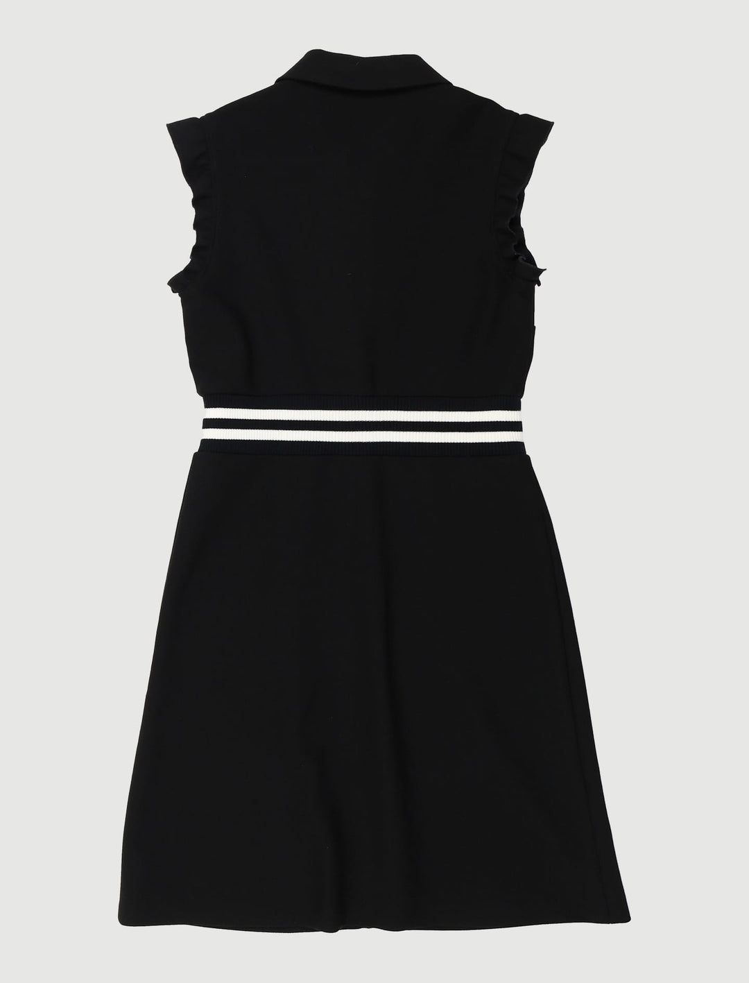 Robe Trapèze En Crêpe Avec Volants - Taille M/38