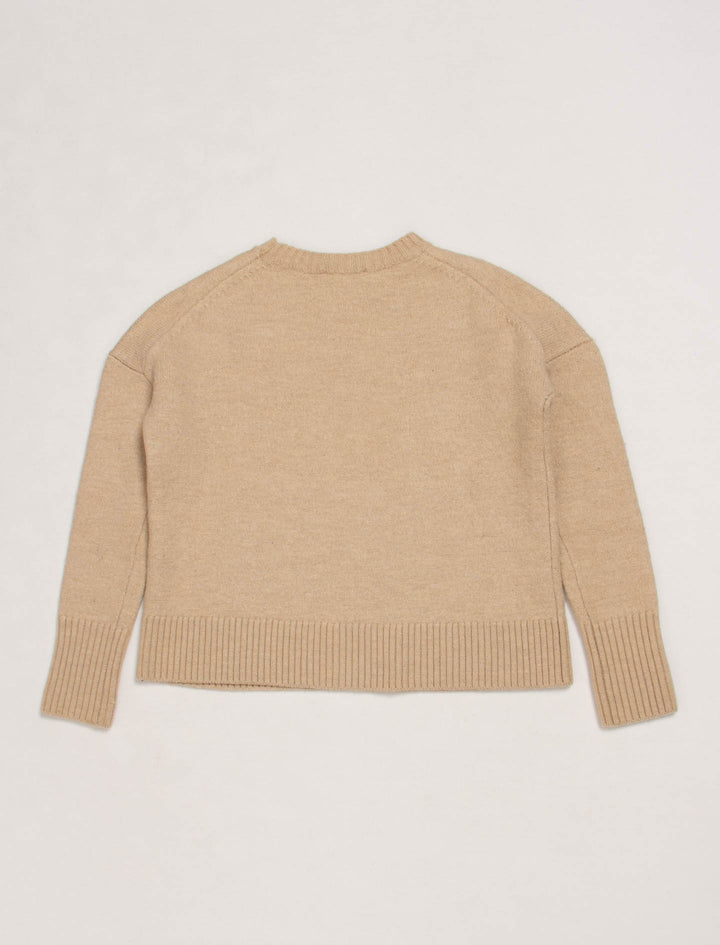 Pull En Laine Avec Broderie - Taille S/36