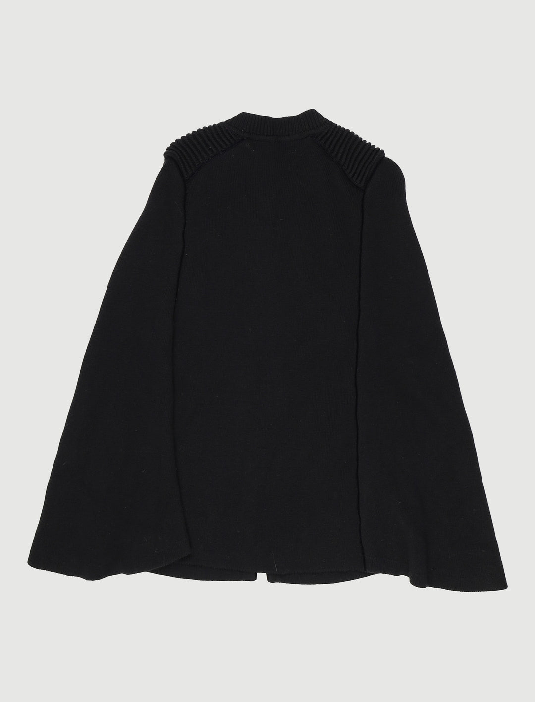 Cape En Maille Avec Détails Contrastés - Taille S/36