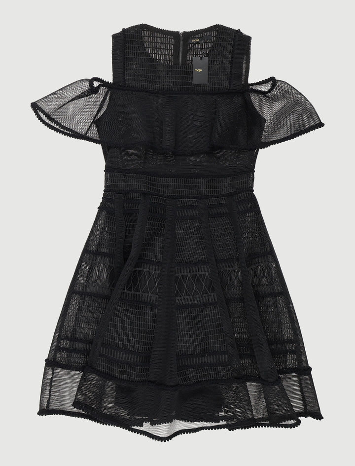 Robe Sans Manches En Maille Filet - Taille L/40