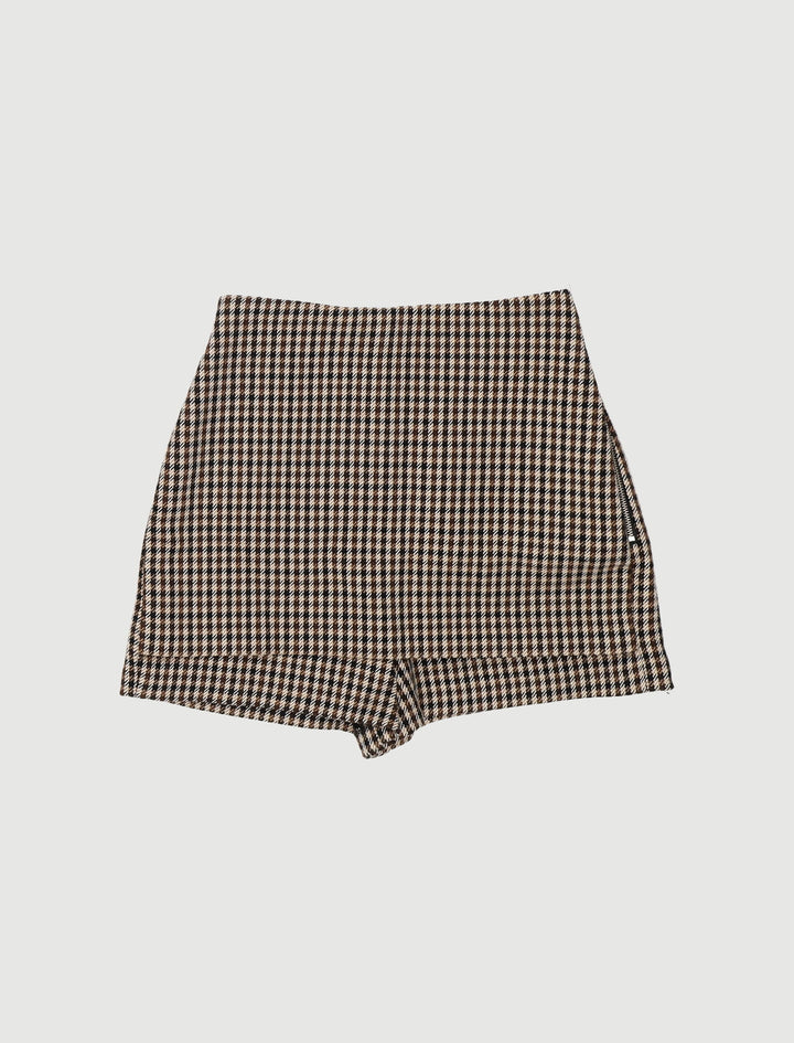 Short Court À Carreaux - Taille S/36