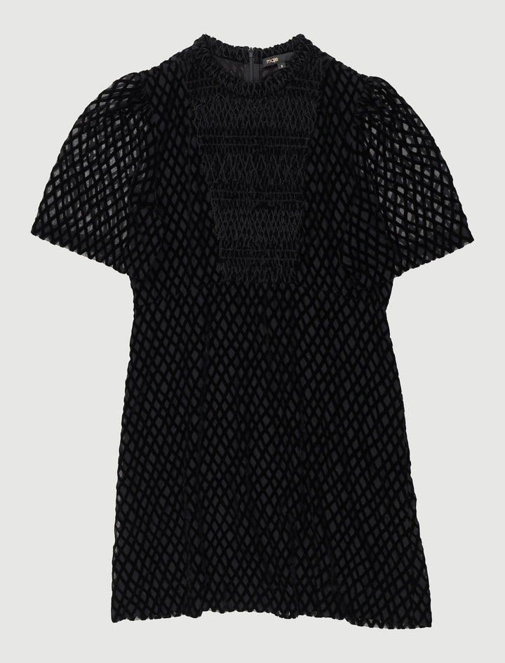Robe Courte Avec Plastron - Taille L/40