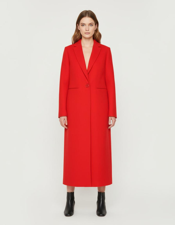 Manteau Long En Laine Double Face - Taille S/36